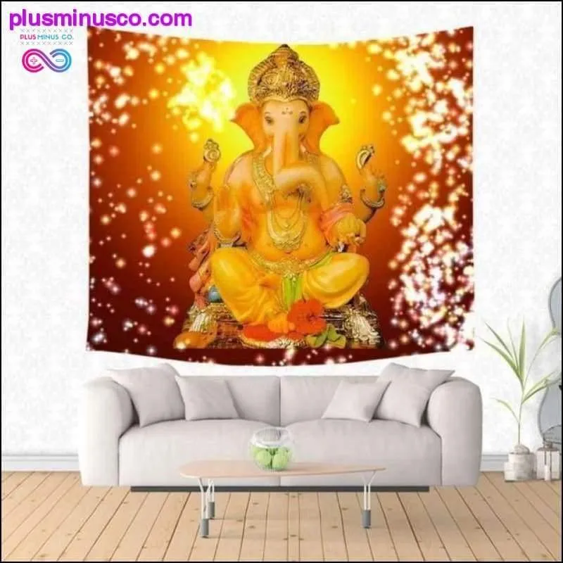 Lord Ganesha Wall Hanging Tapestry/ Beach Yoga Mat