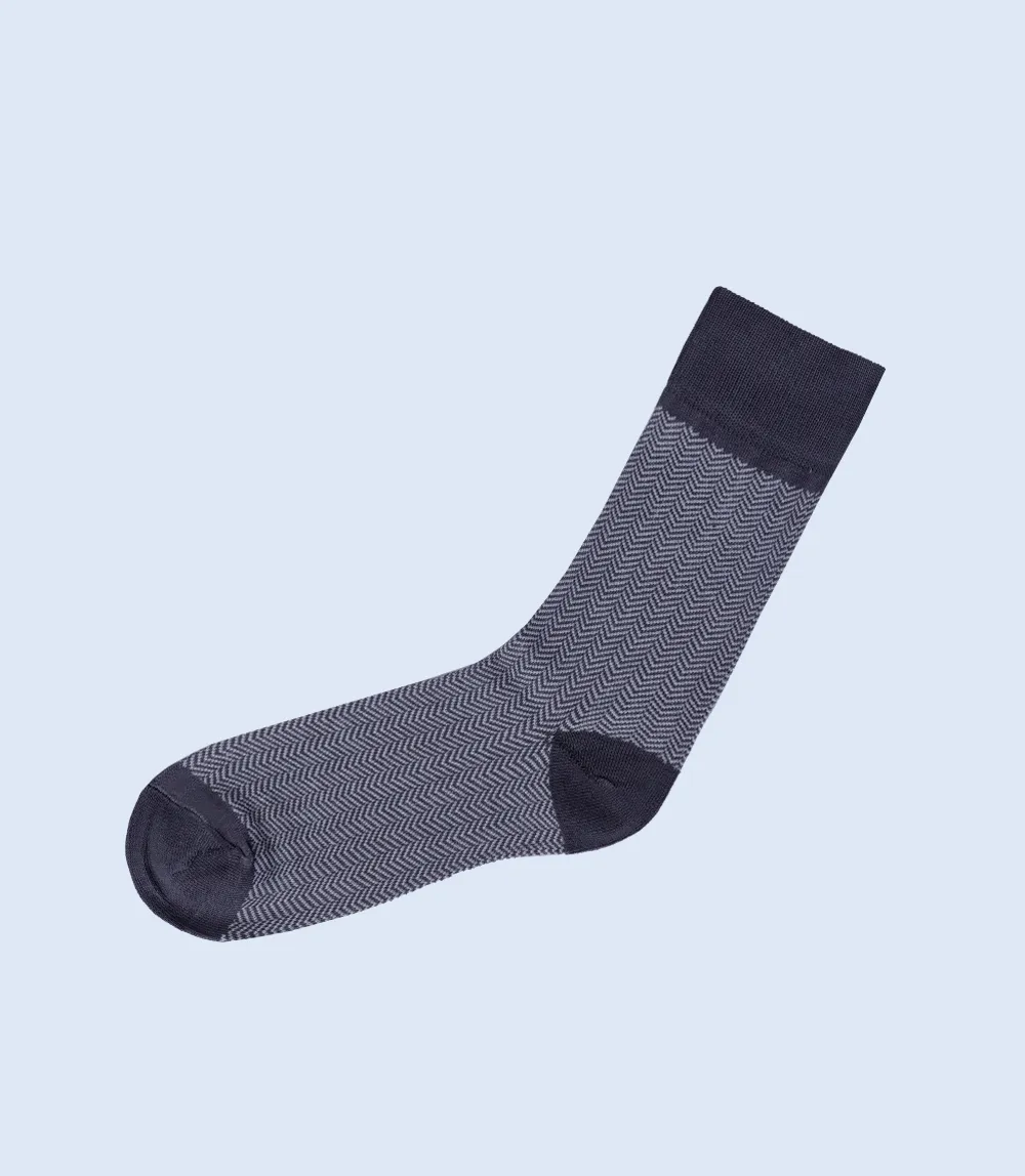 MA0495-D-GREY-Men's Mid-calf Socks