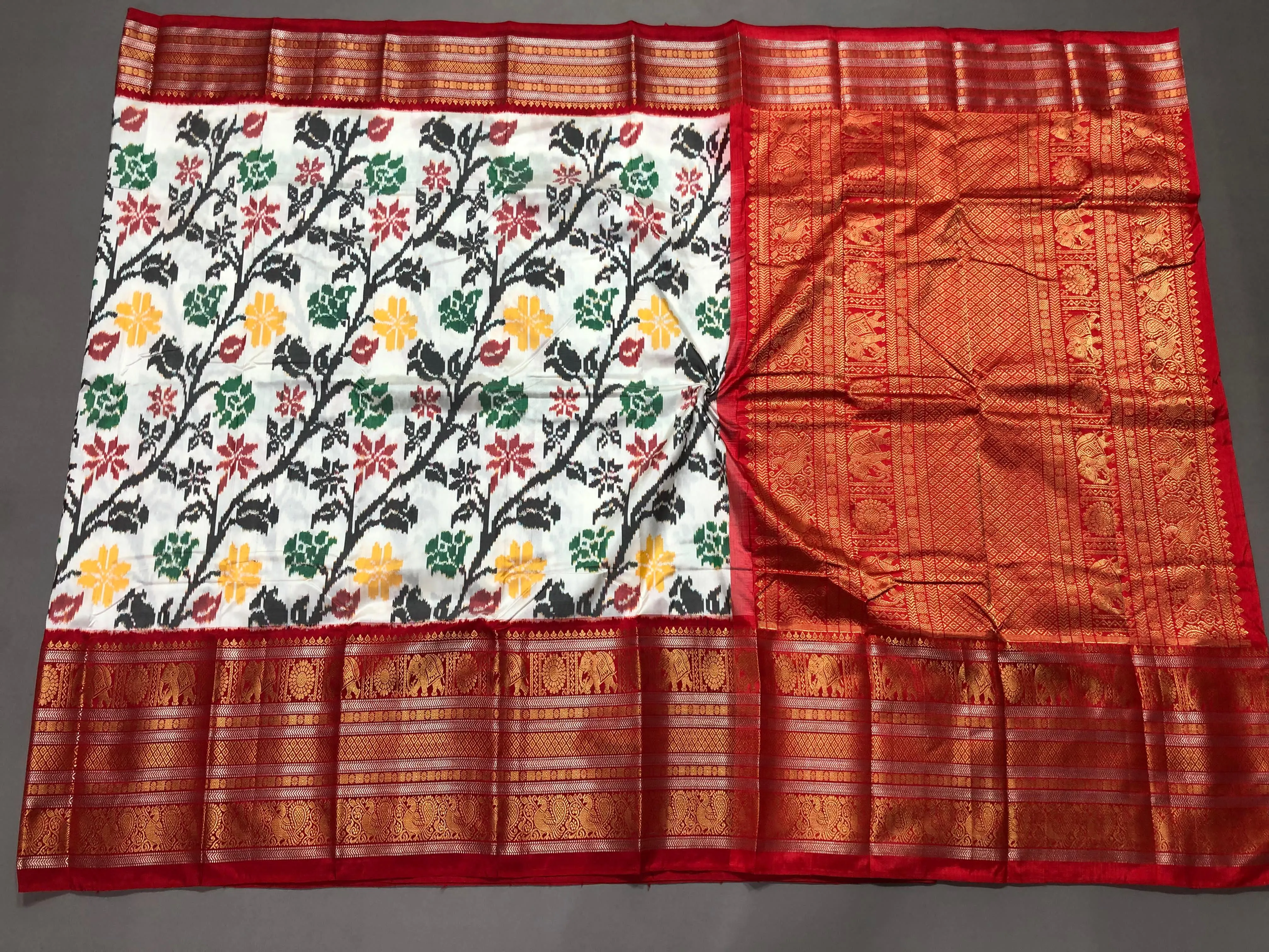 Madhubala ikkat silk saree for women - SACH001SS elegant