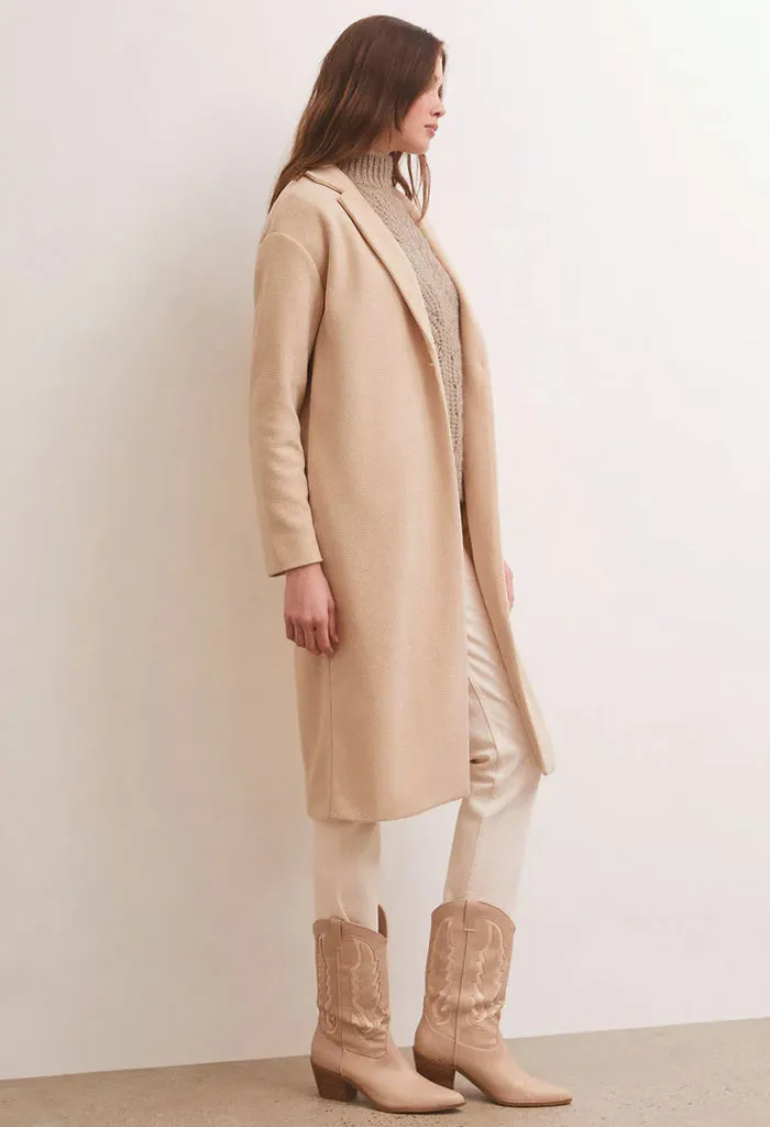 Mason Coat-Light Oatmeal Heather is rewritten as Light Oatmeal Heather Mason Coat.