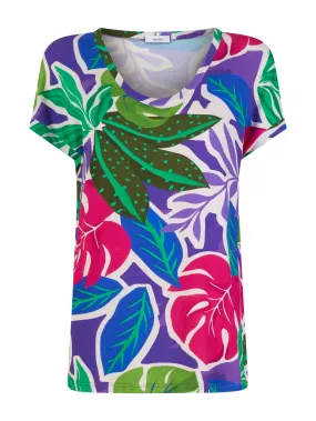 Maxi T-shirt Viscose Summer - Prism Violet.