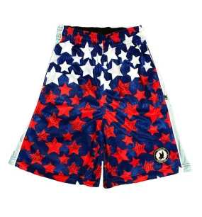 Men's Star-Filled Shorts for Active Attackers