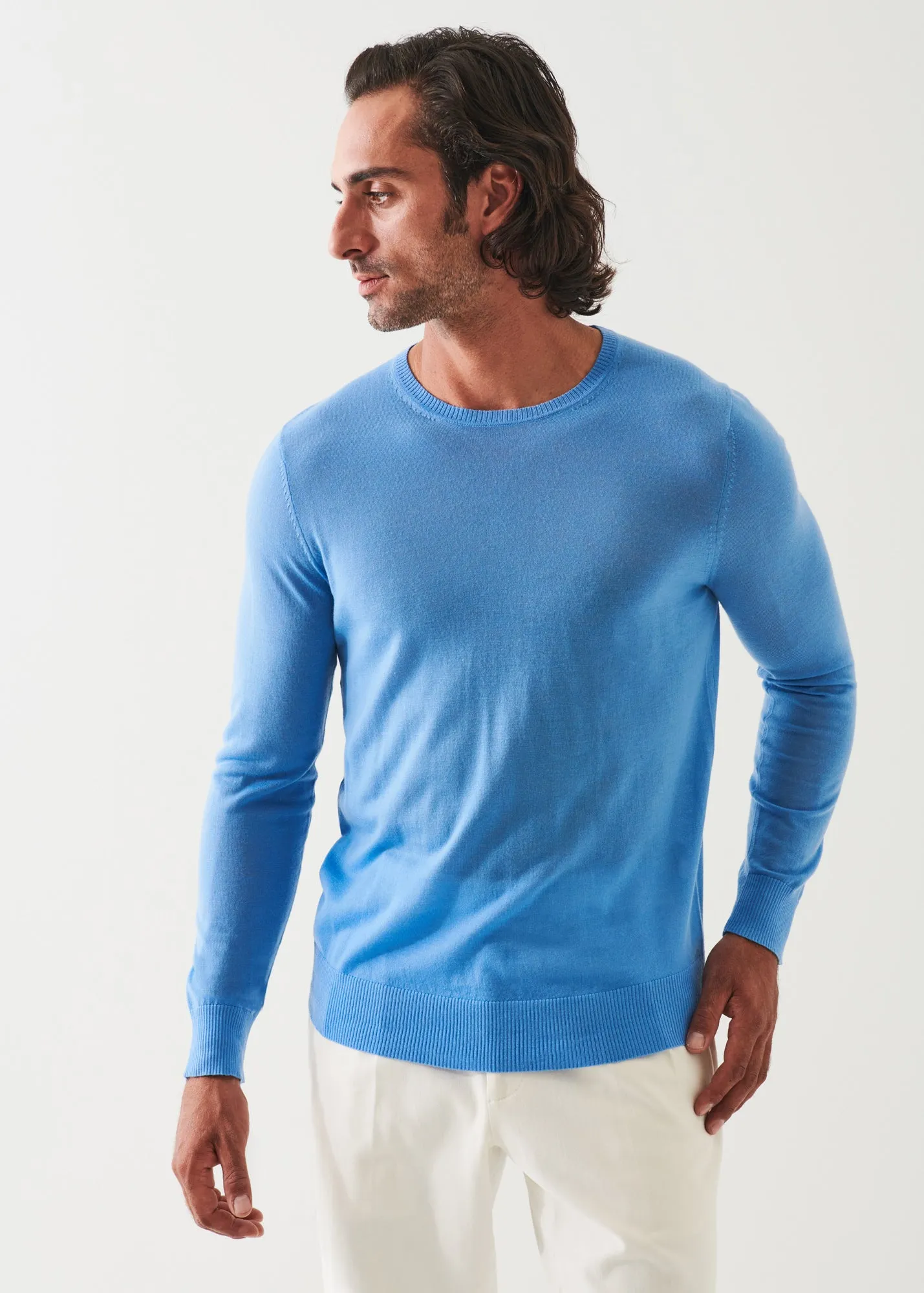 Merino Wool Crewneck - Fine Gauge