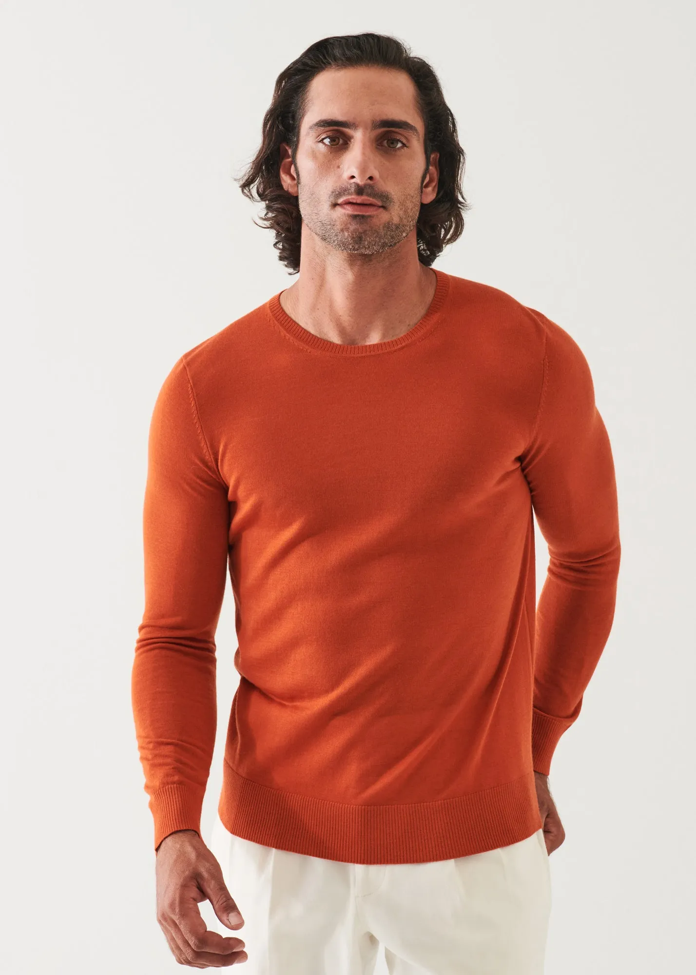 Merino Wool Crewneck - Fine Gauge