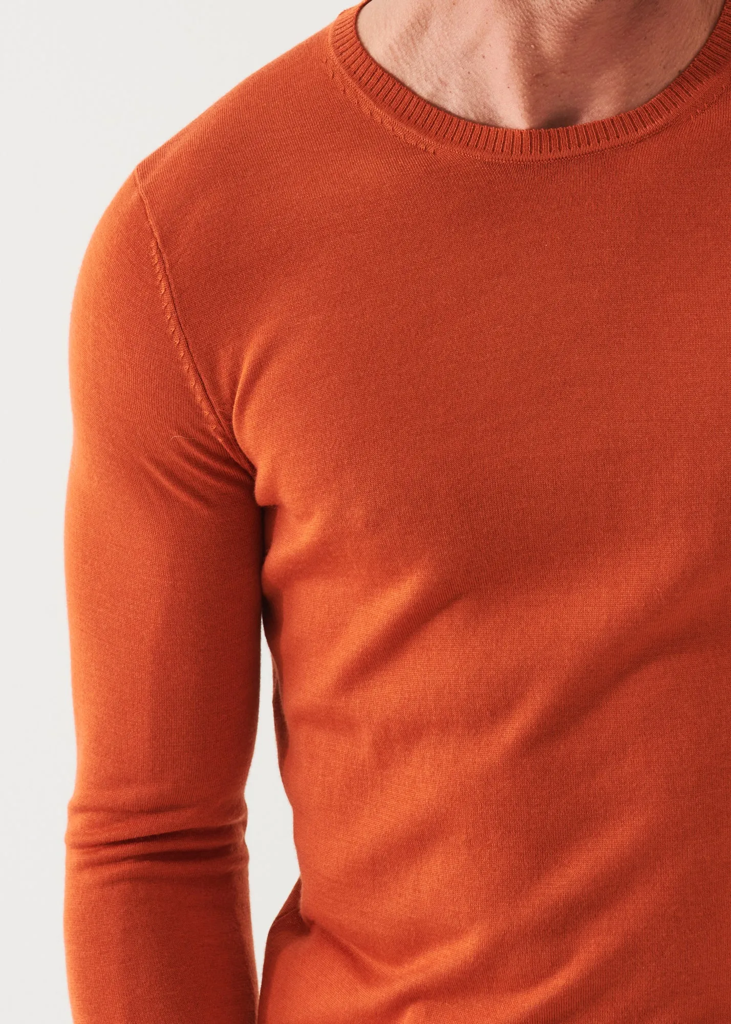 Merino Wool Crewneck - Fine Gauge