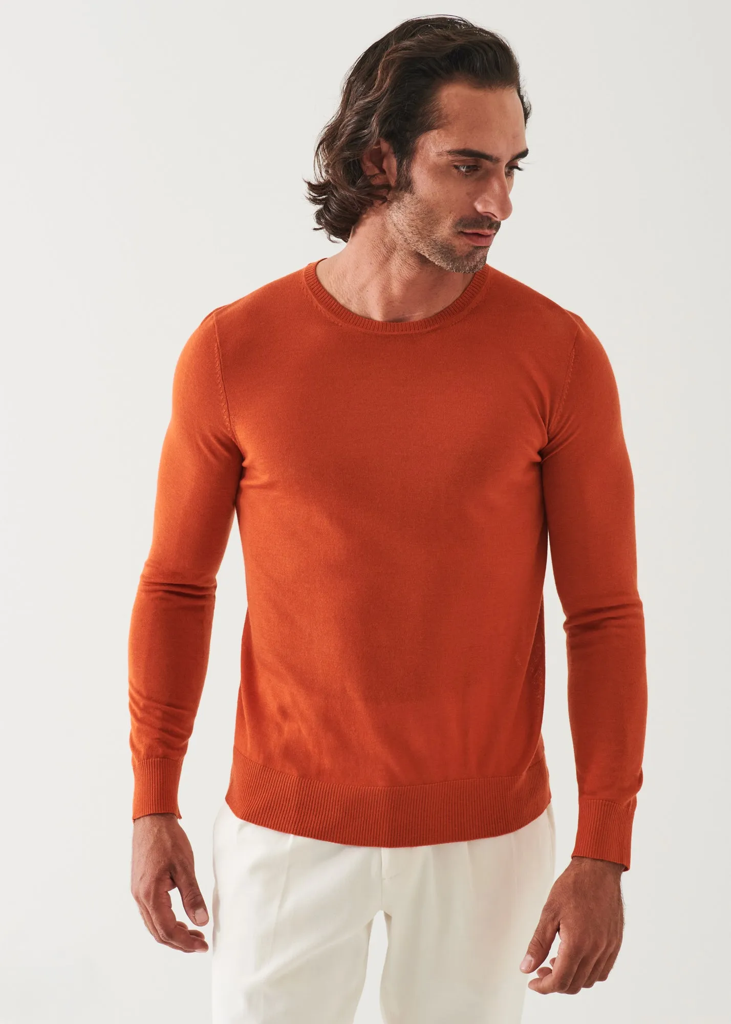 Merino Wool Crewneck - Fine Gauge