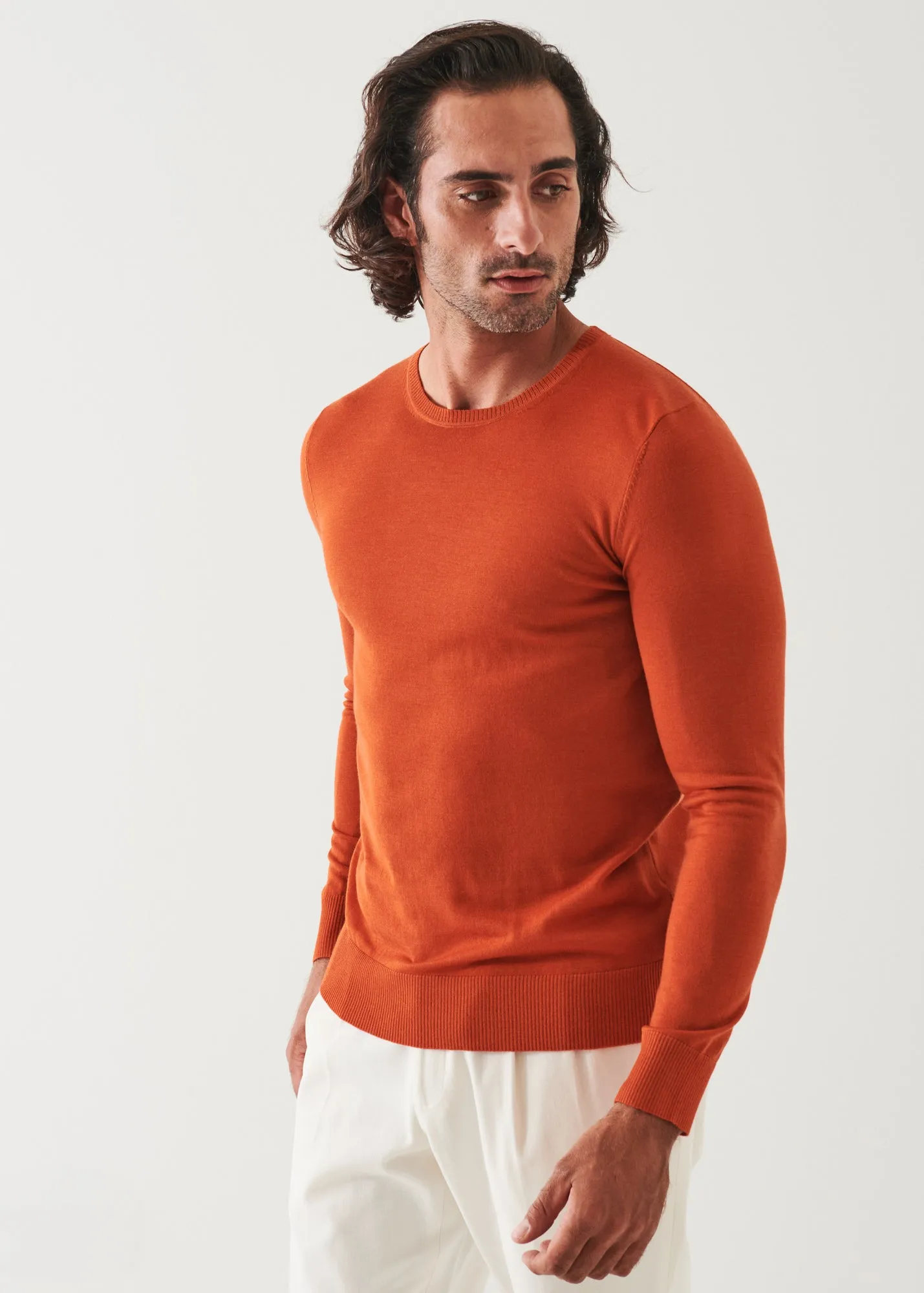 Merino Wool Crewneck - Fine Gauge