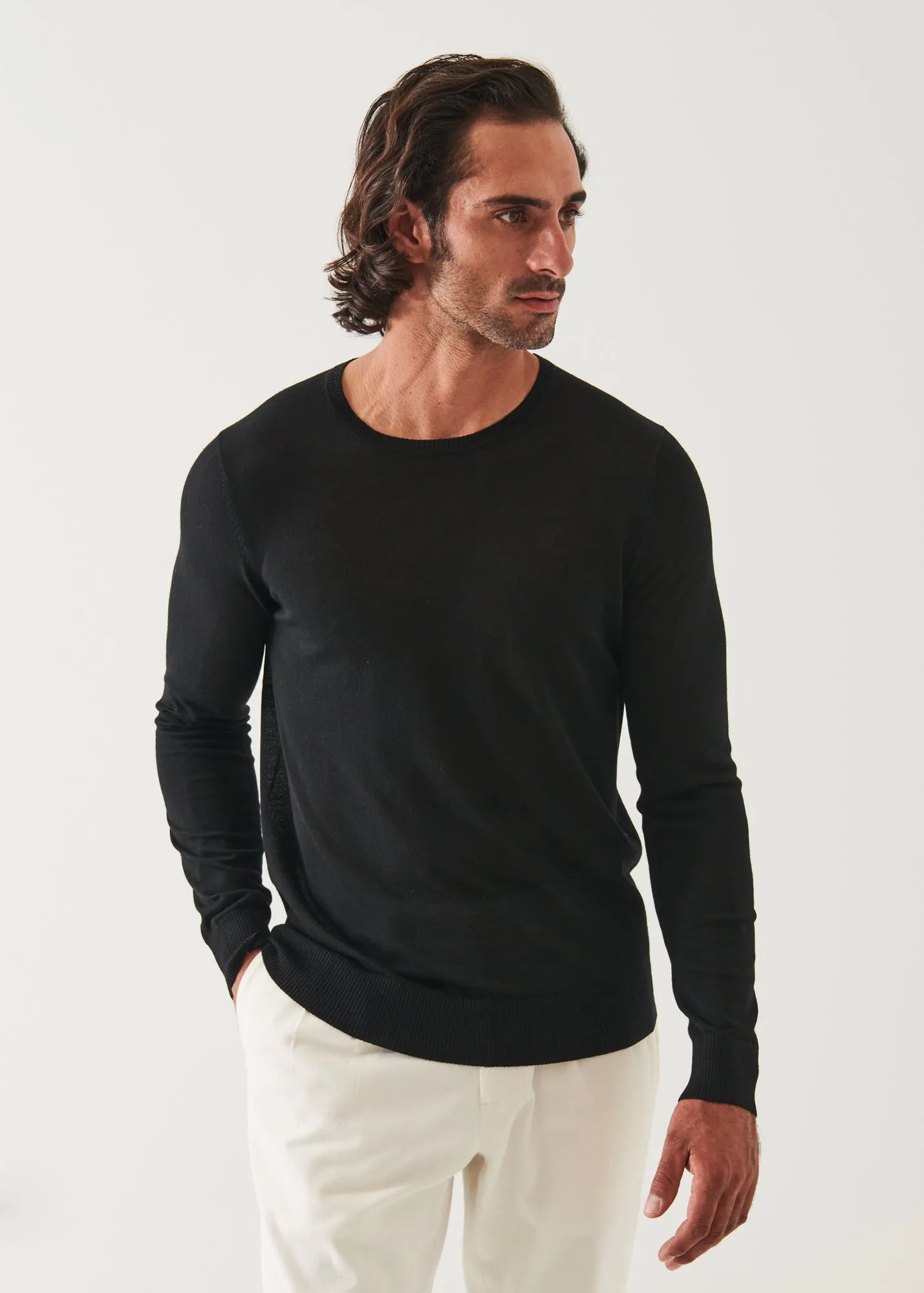 Merino Wool Crewneck - Fine Gauge