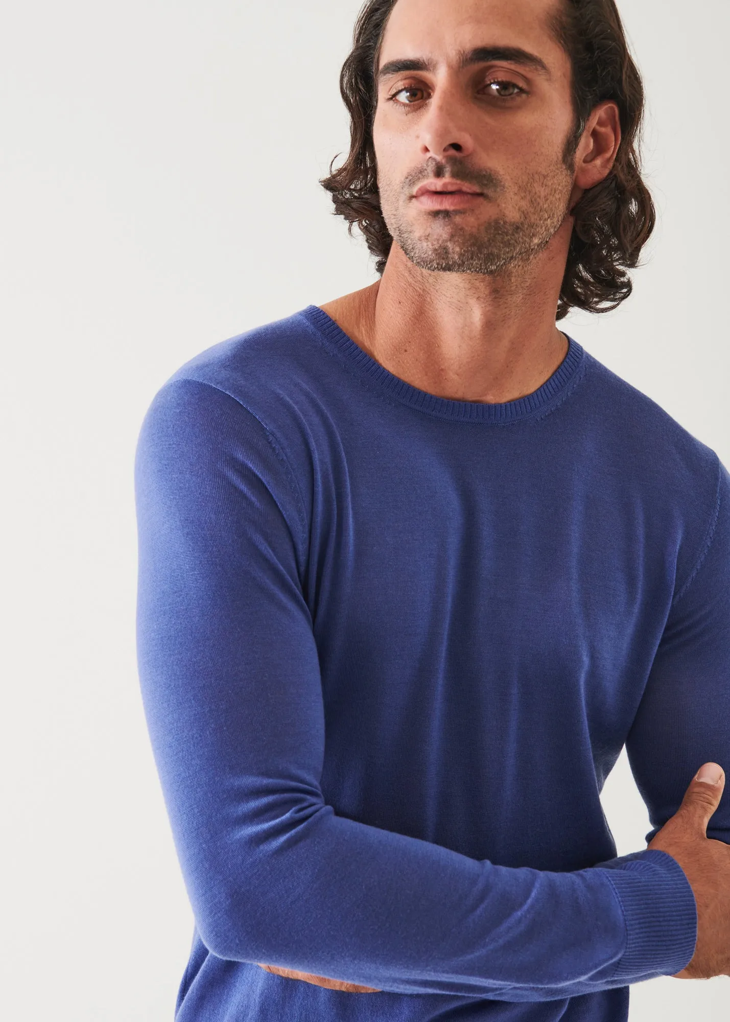 Merino Wool Crewneck - Fine Gauge