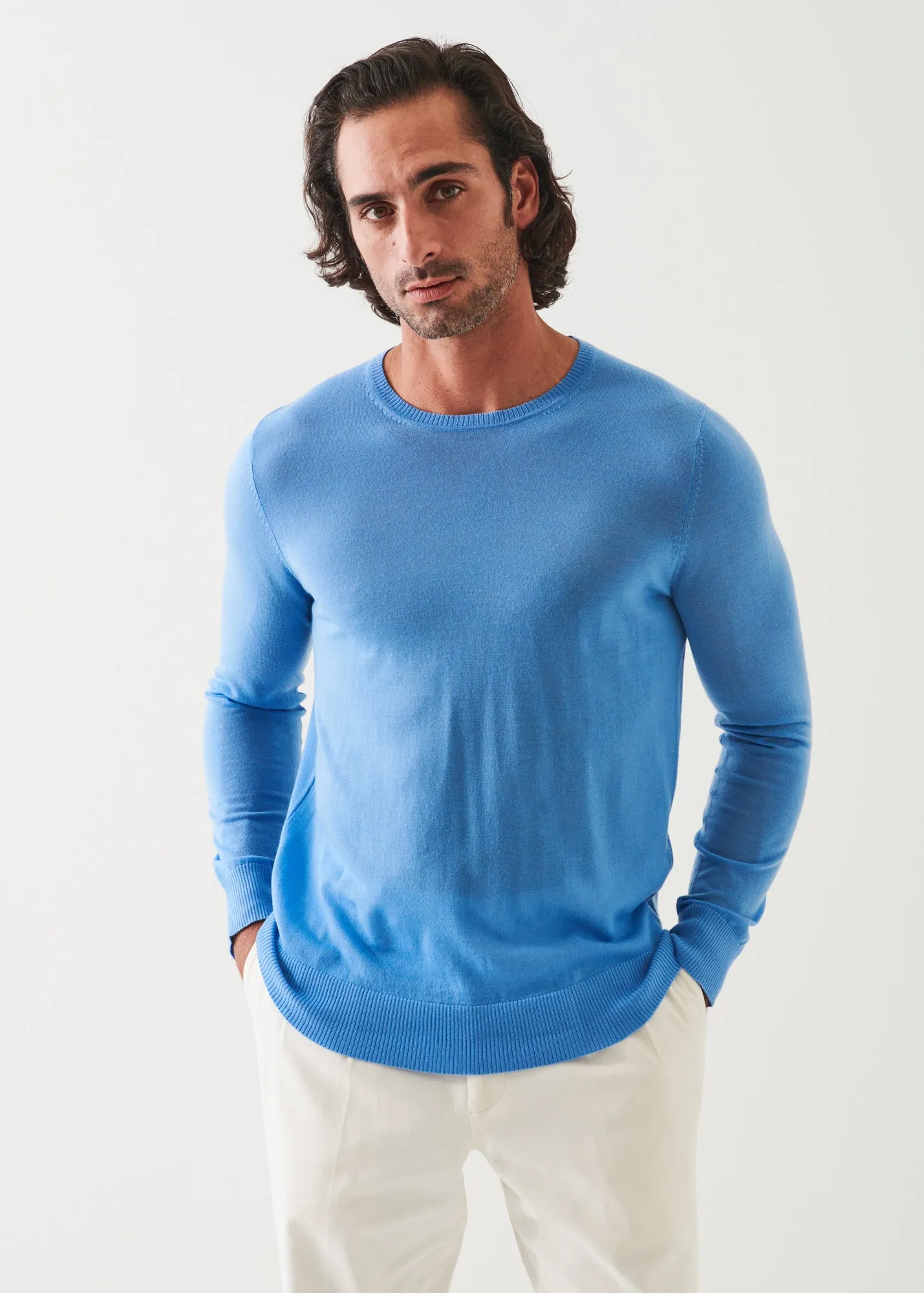 Merino Wool Crewneck - Fine Gauge