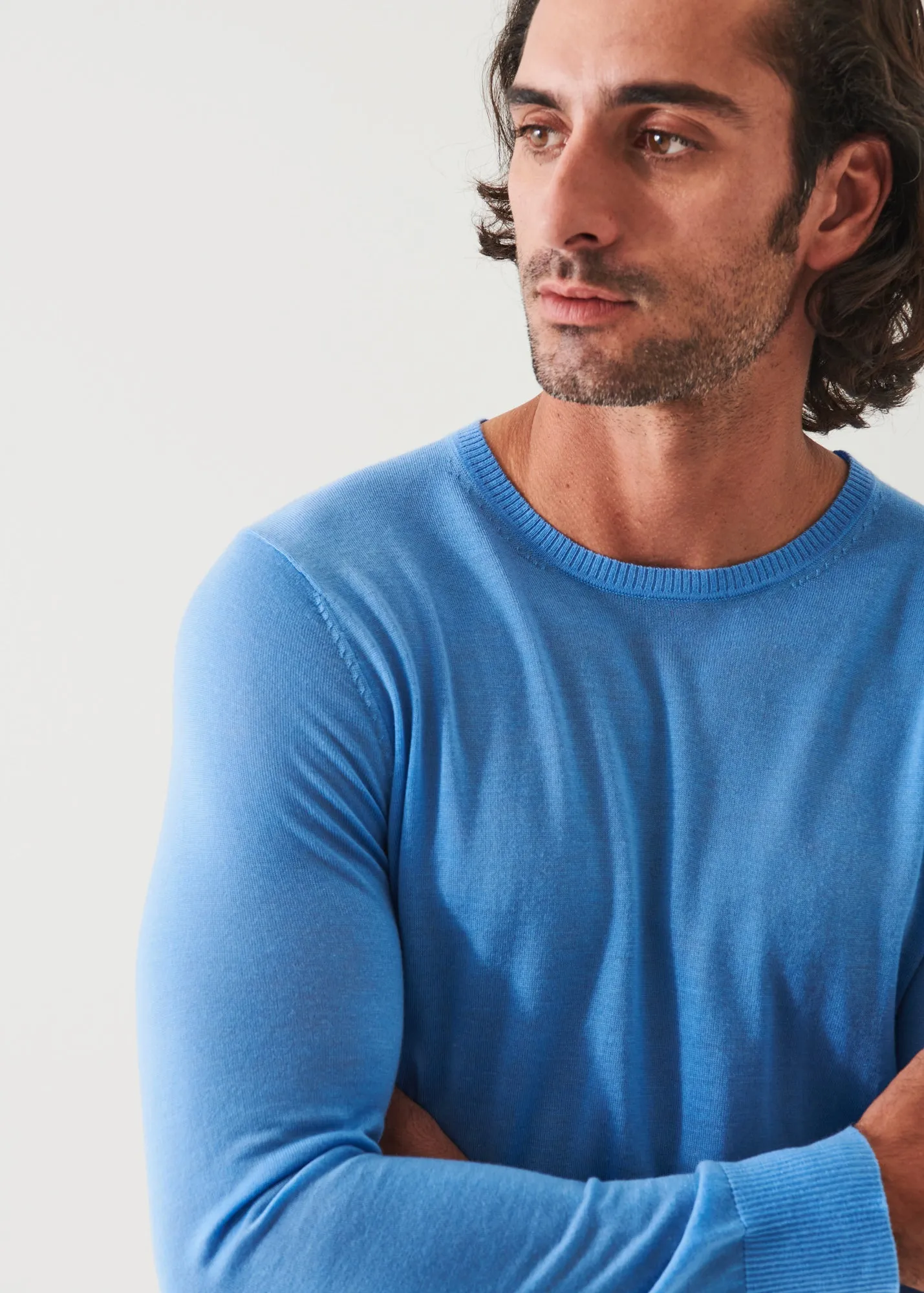 Merino Wool Crewneck - Fine Gauge