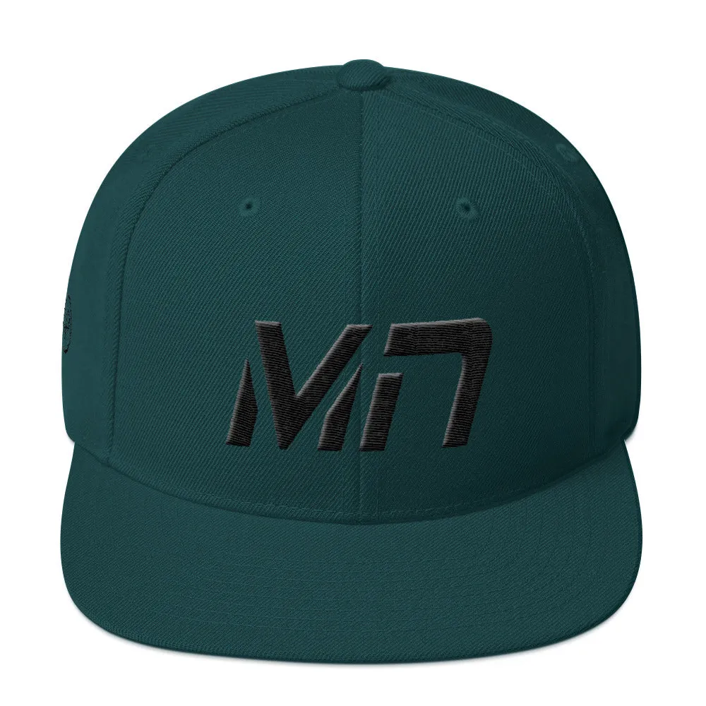 Minnesota Hat - Black Embroidered Flat Brim - Multiple Color Options - Available in MN