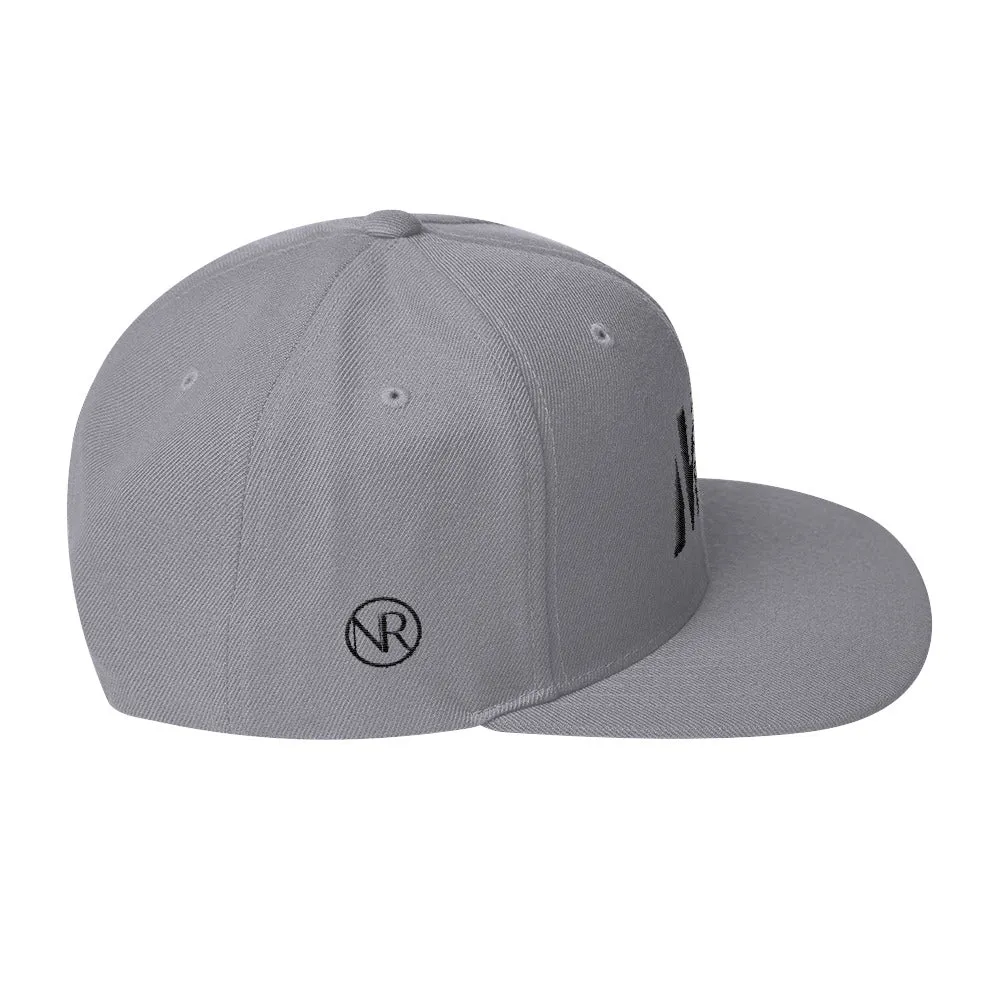 Minnesota Hat - Black Embroidered Flat Brim - Multiple Color Options - Available in MN