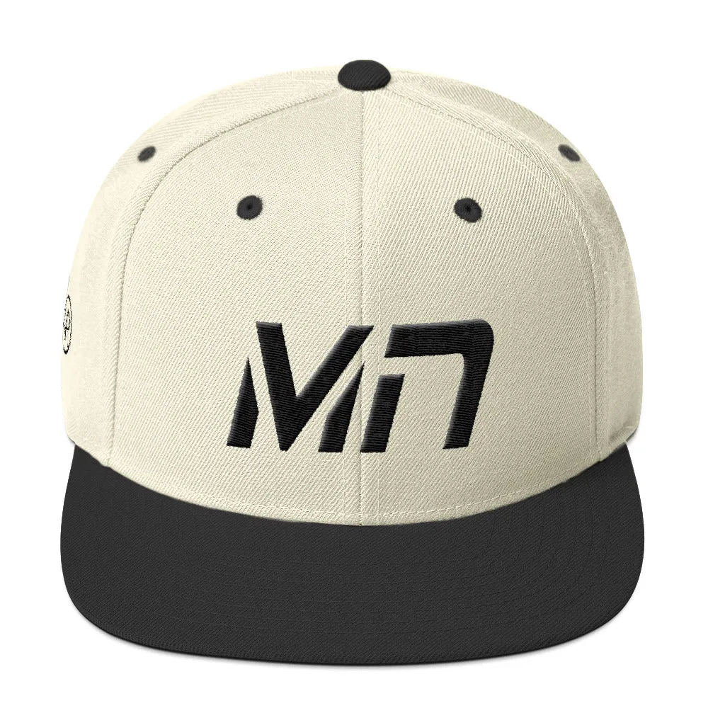 Minnesota Hat - Black Embroidered Flat Brim - Multiple Color Options - Available in MN