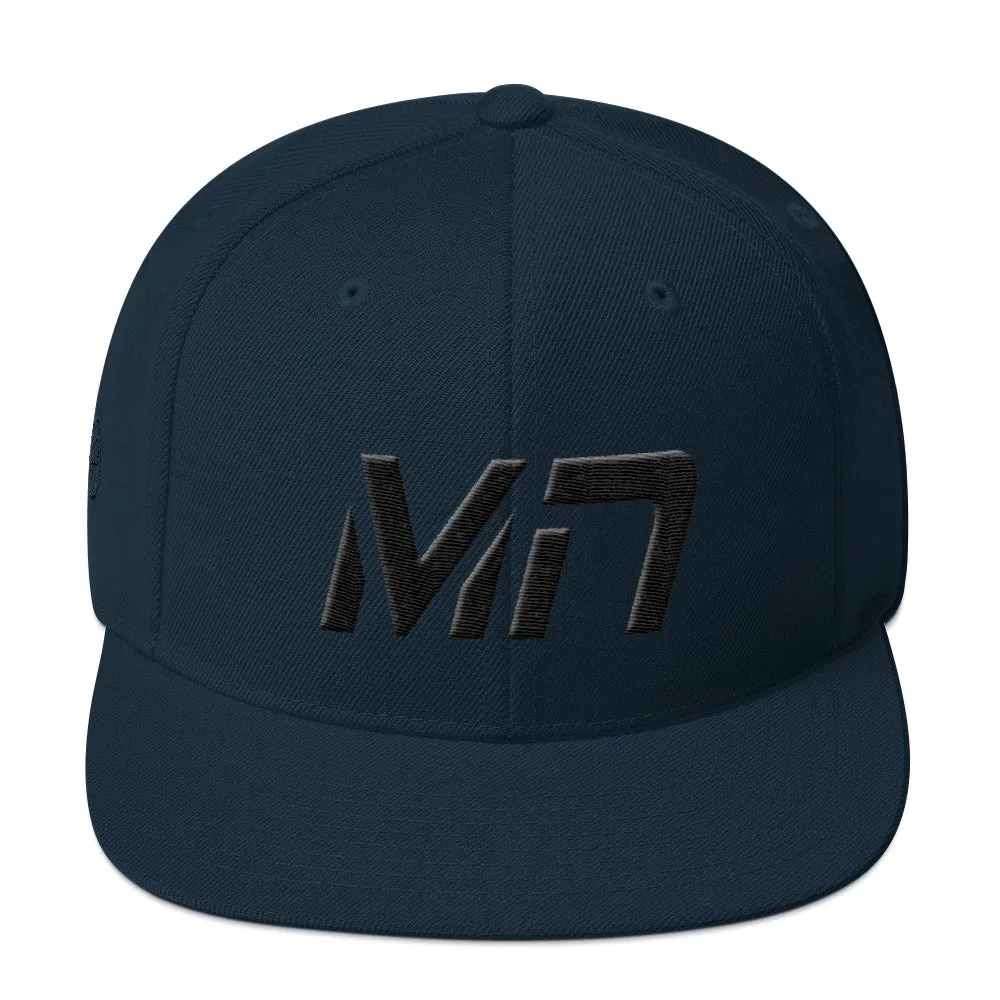 Minnesota Hat - Black Embroidered Flat Brim - Multiple Color Options - Available in MN