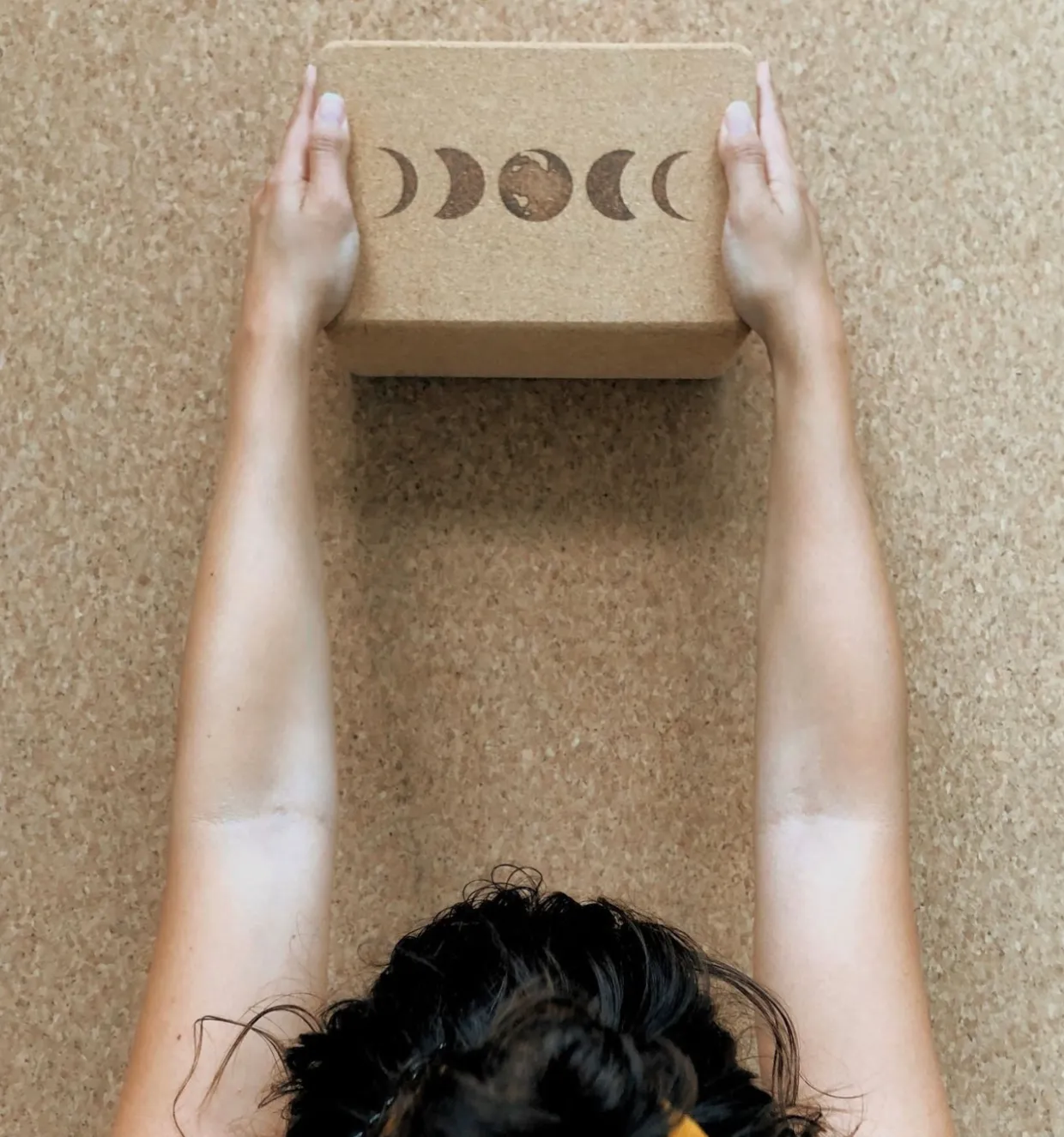 Moon Cork Yoga Block