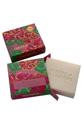 Murphy & Daughters Geranium Boxed Soap.