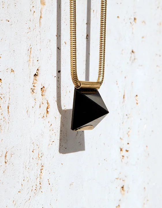 Murphy Black Pyramid Necklace for Sale