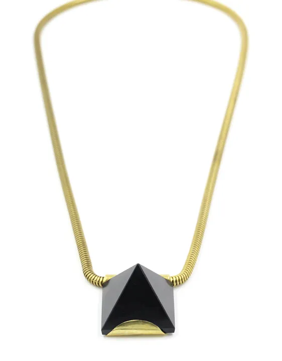 Murphy Black Pyramid Necklace for Sale