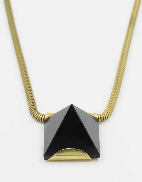 Murphy Black Pyramid Necklace for Sale