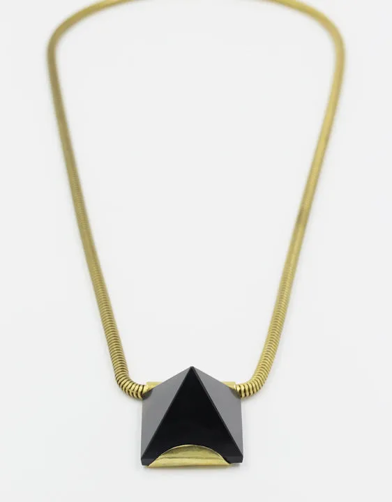 Murphy Black Pyramid Necklace for Sale