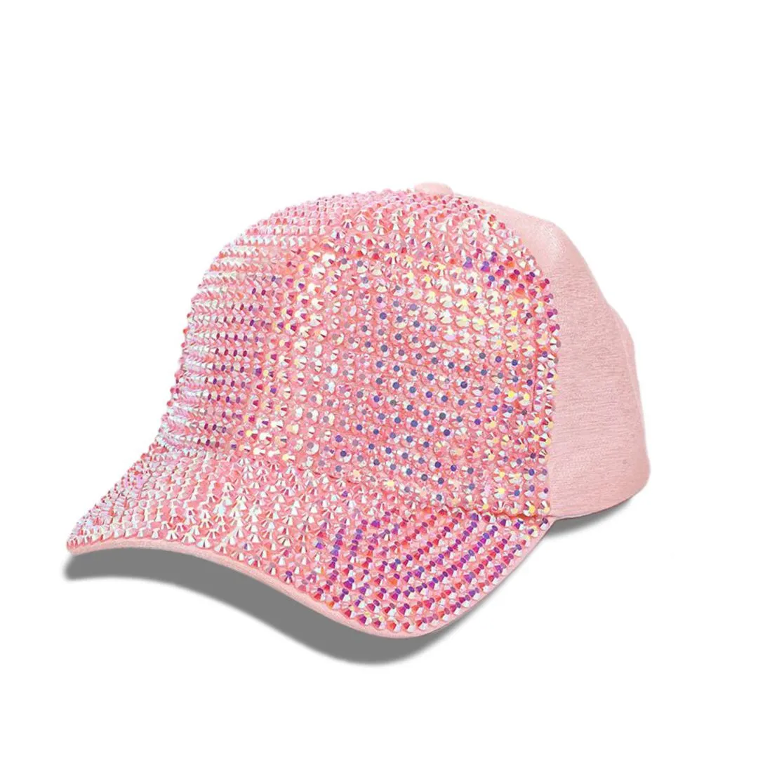 Myka Pink Crystal Hat.