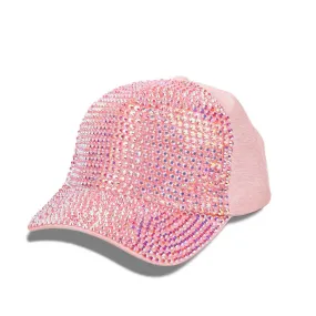 Myka Pink Crystal Hat.