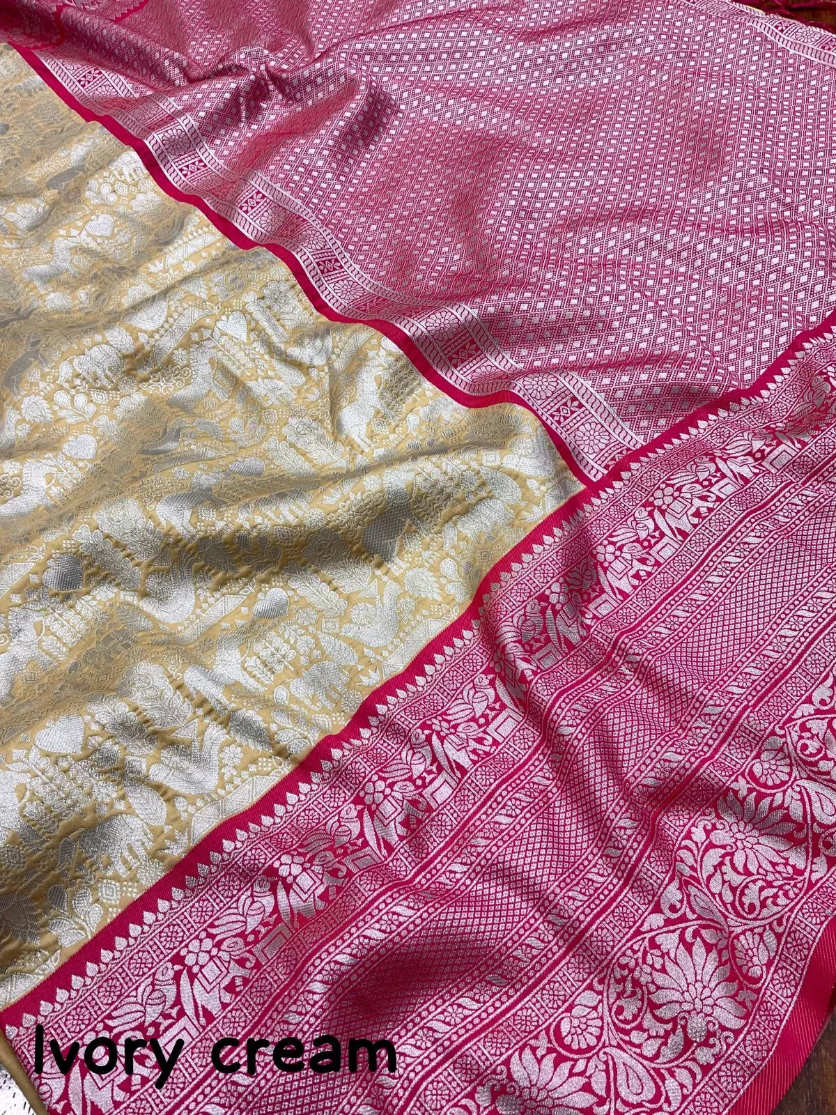 Mythili - New Banarasi Soft Silk Saree for Women - SATYA001BS