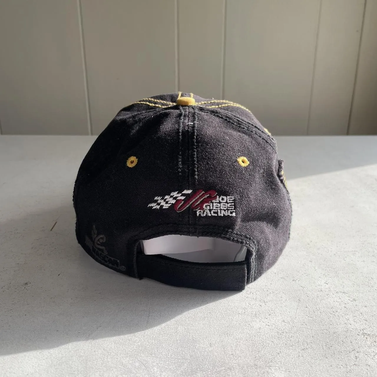 NASCAR Men's Black and Yellow Hat