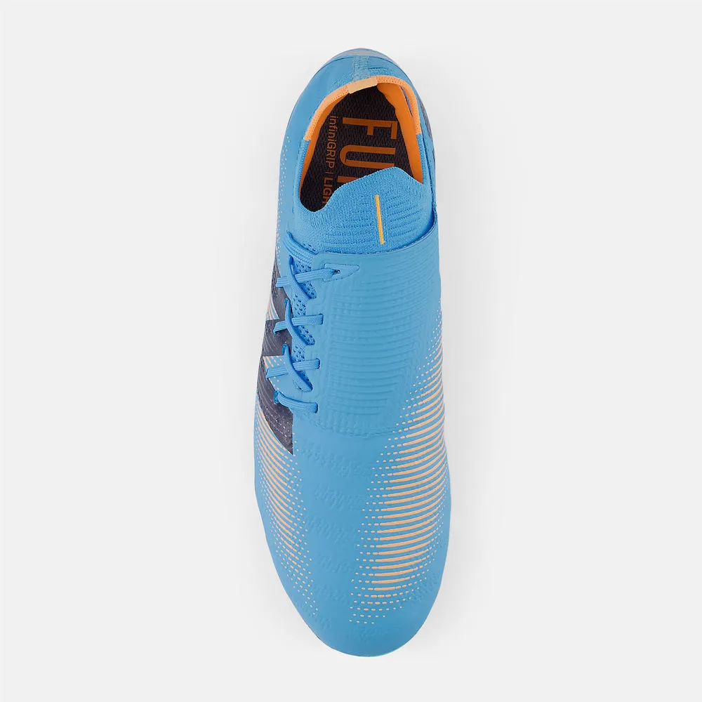 New Balance Furon Pro V7+ FG Football Boots - Team Sky Blue/Mango