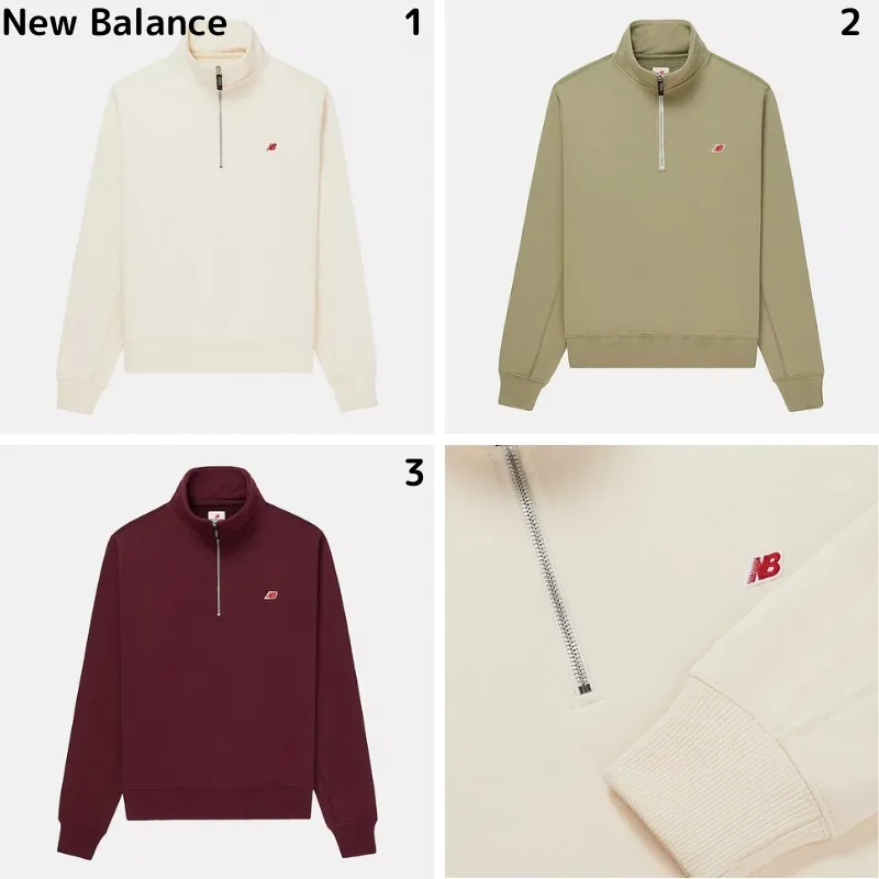 New Balance Unisex Logo Tops - Plain Designs