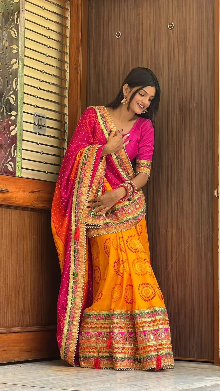 New Bandini Design Saree for Women - Heavy Work, SSS001BS