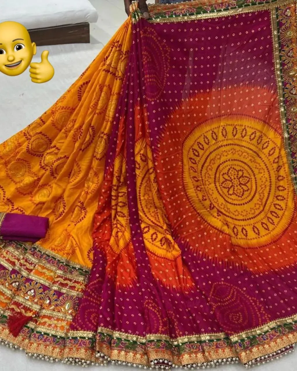 New Bandini Design Saree for Women - Heavy Work, SSS001BS