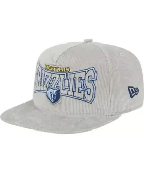 New Era Men's NBA Memphis Grizzlies Throwback Corduroy Golfer Snapback Hat