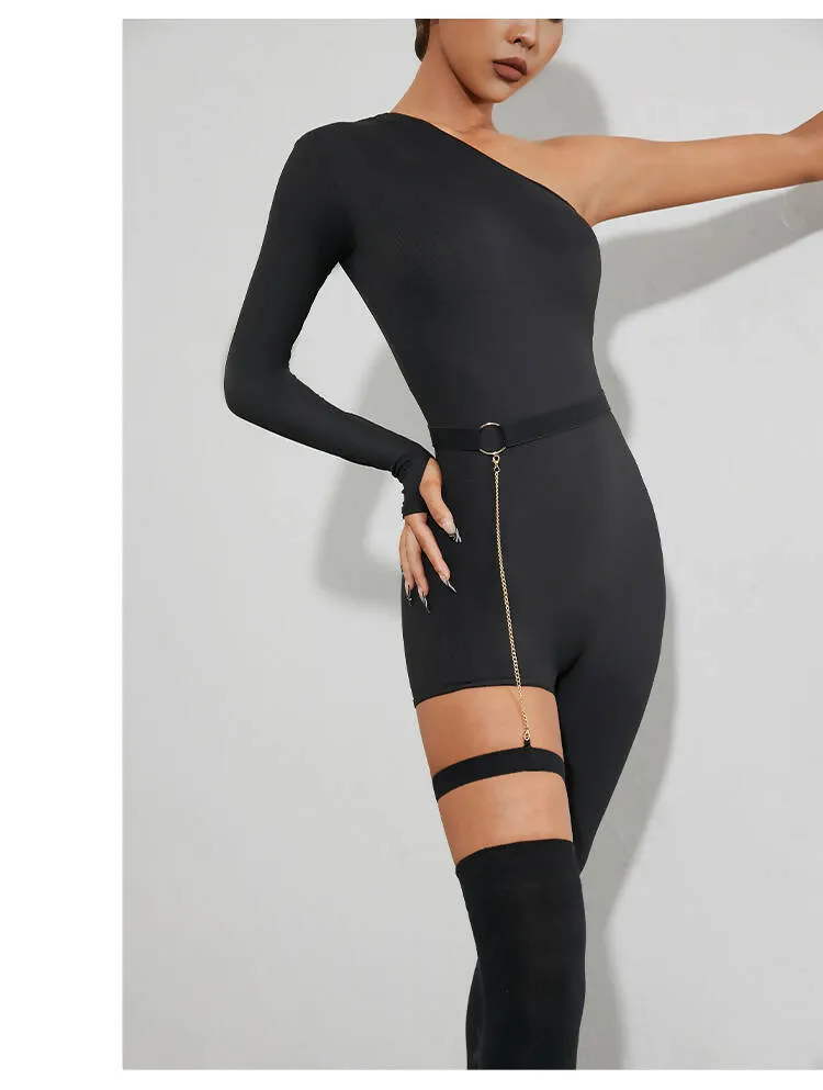 New Latin Dancewear Jumpsuit for Black Dancers | Style 2258