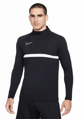 Nike Men's Academy 21 Drill Top in Black (CW6110-010)