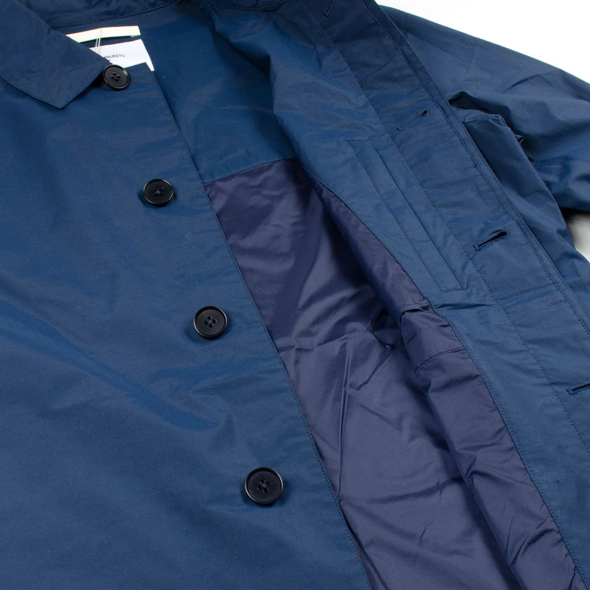 Norse Projects Raincoat - Navy Blue