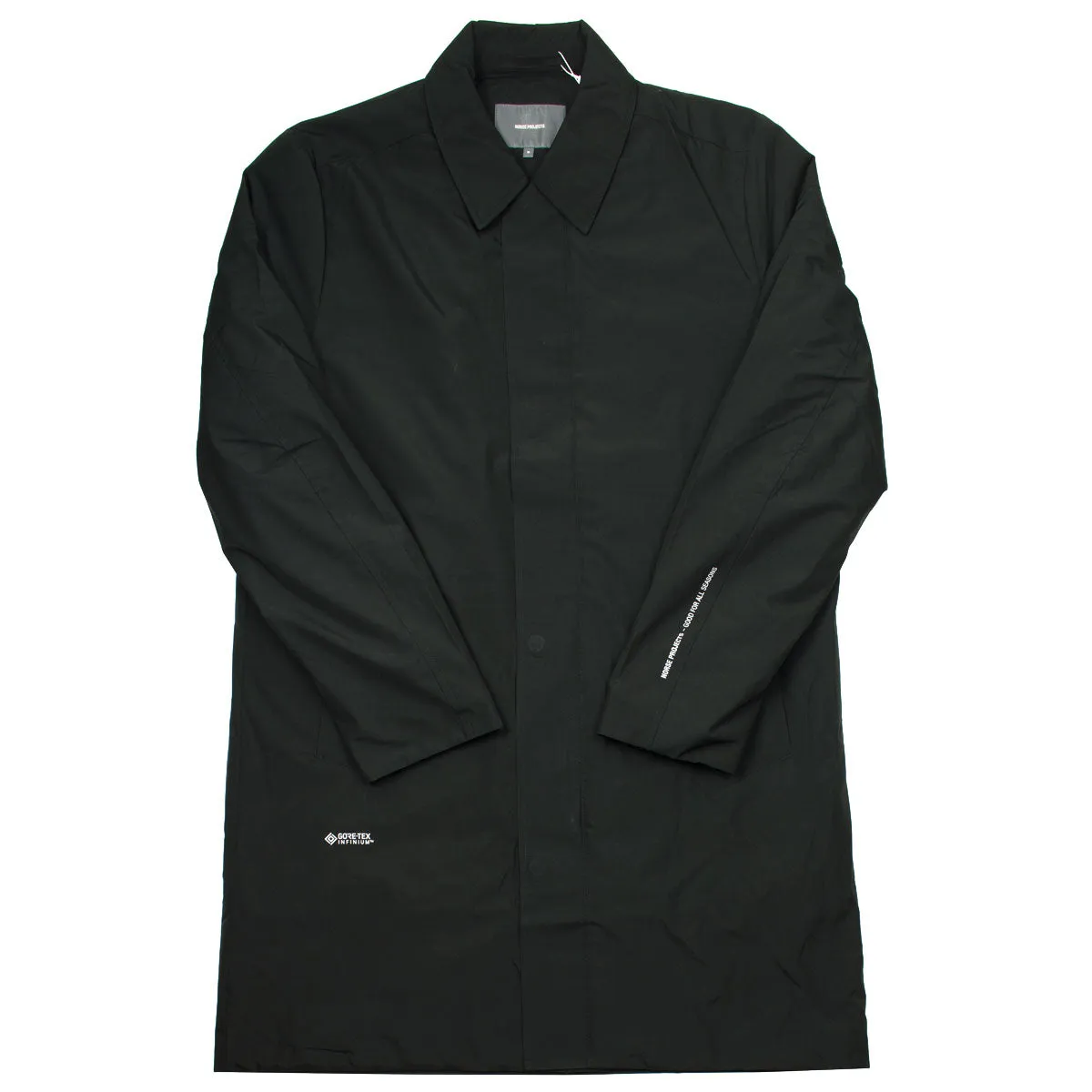 Norse Projects Thor Gore-Tex Infinium Raincoat Black - Shop Now!