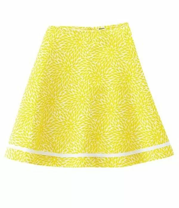 Organic Hemp Sunshine Yellow Skirt