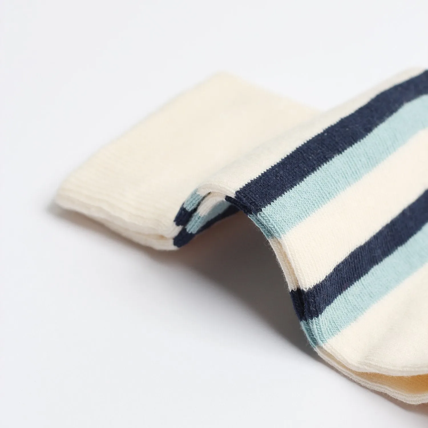 Originals Fine Striped Socks – Off White/Navy/Irr