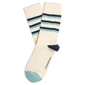 Originals Fine Striped Socks – Off White/Navy/Irr