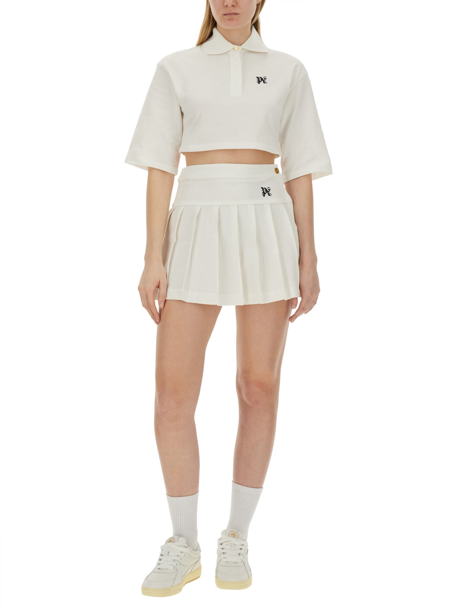 PALM ANGELS    MONOGRAM SKIRT