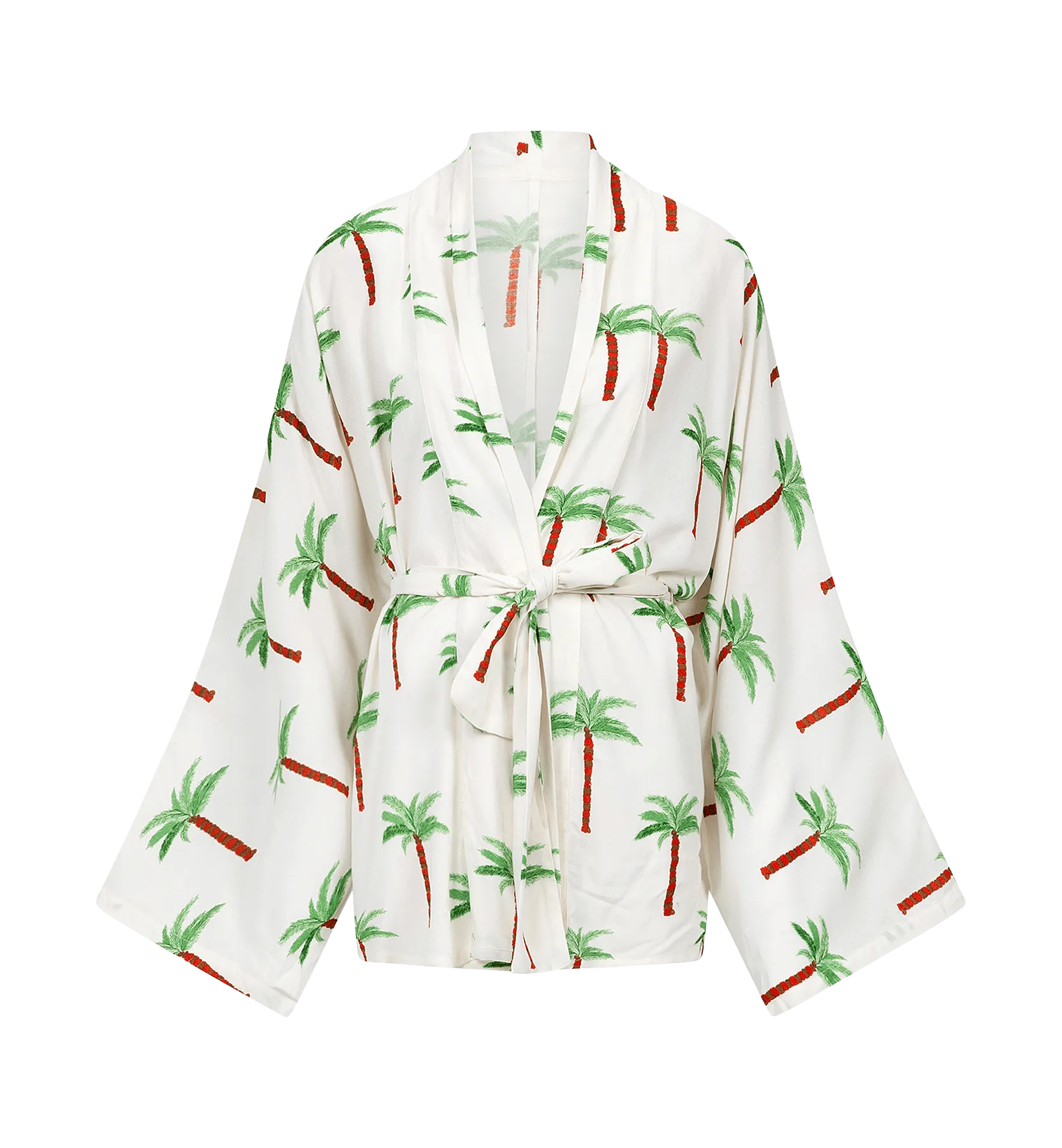 Palm Tree Kimono - Tropical Print Kimono