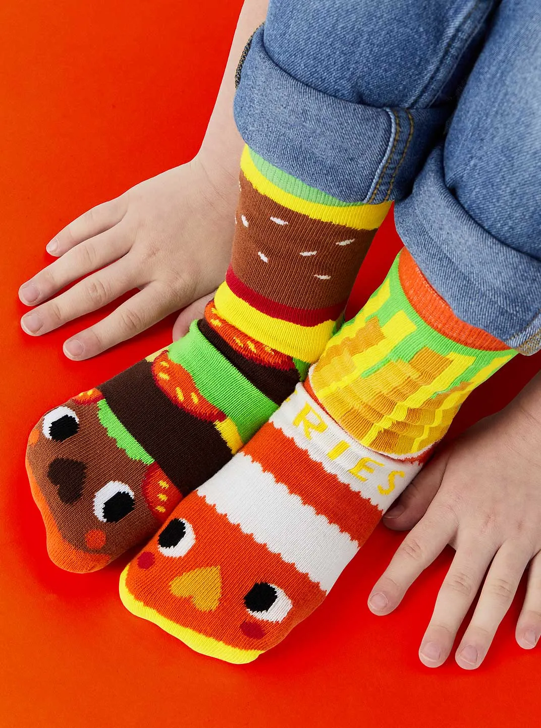 Pals Socks | Burger & Fries - Buy Now