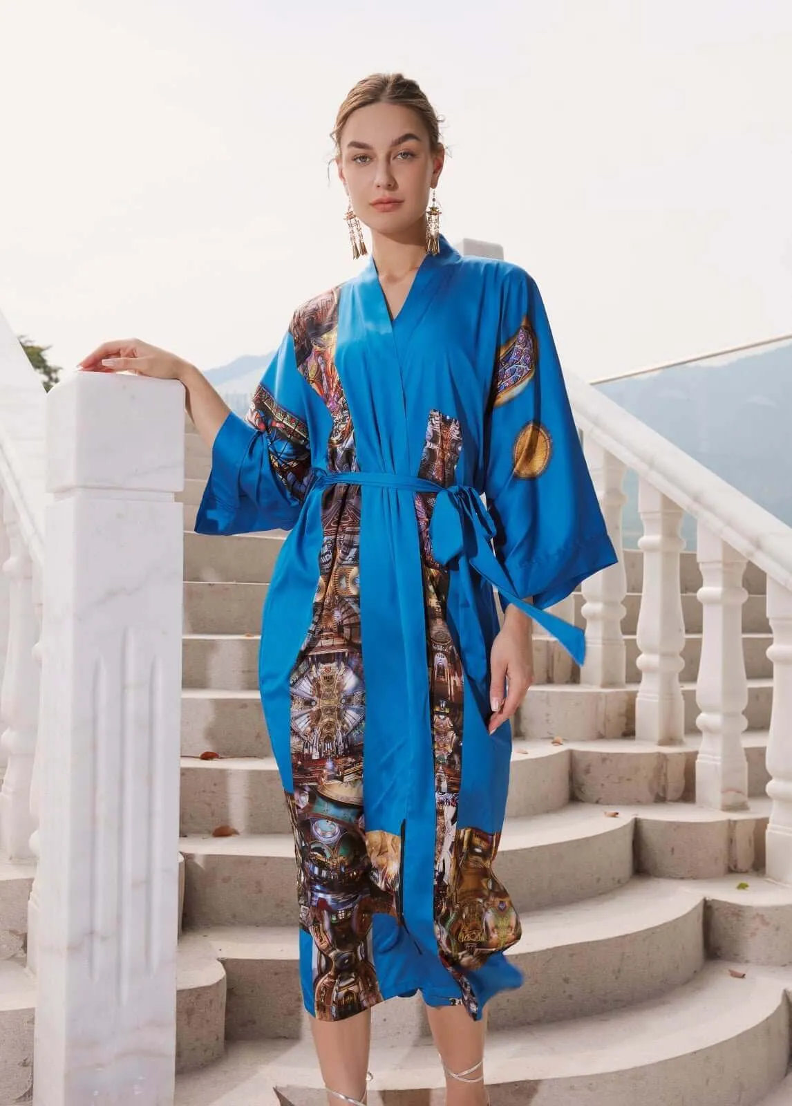 Paris Cathedral Kimono Robe - Cathedral Kimono Paris