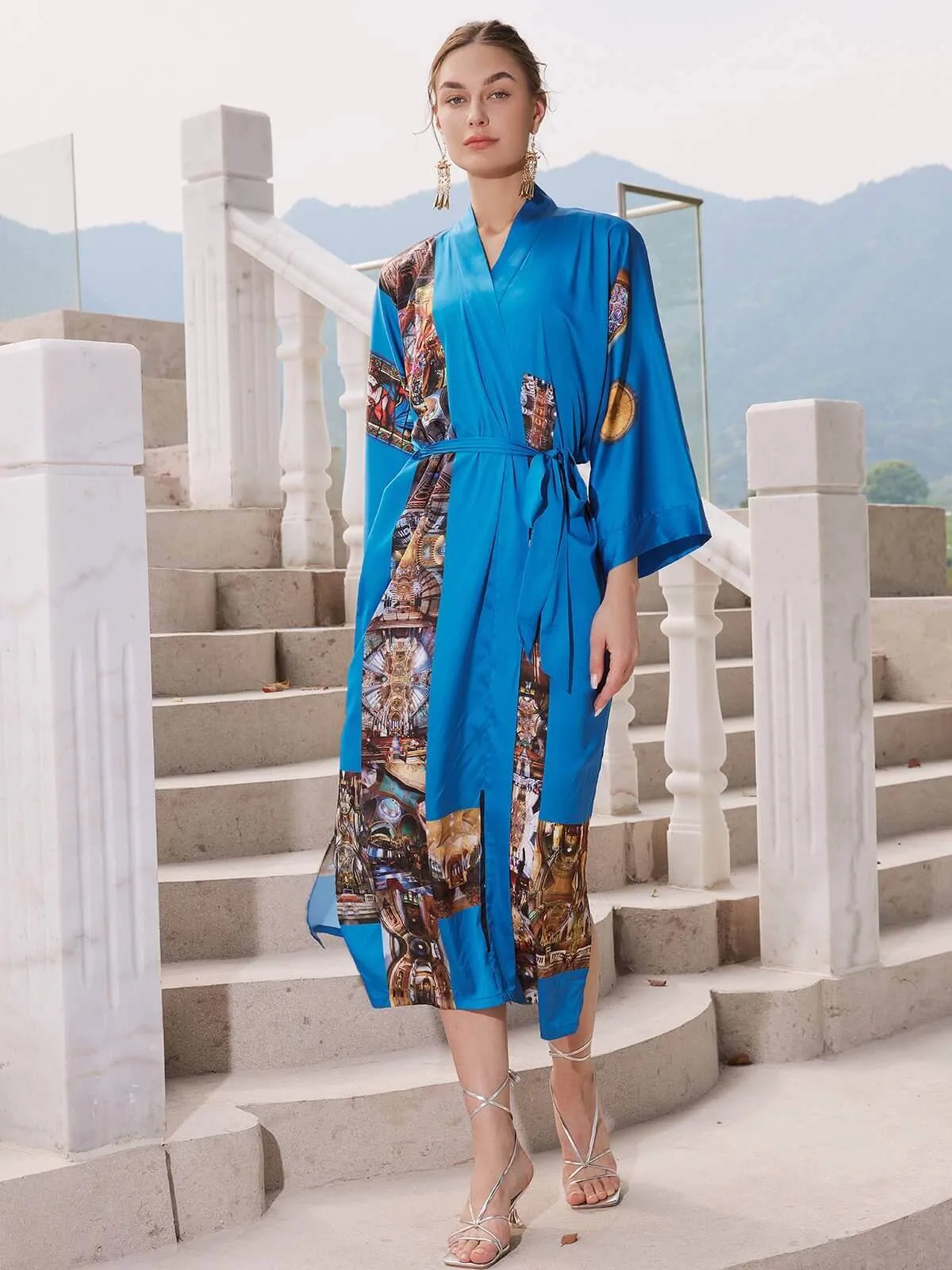 Paris Cathedral Kimono Robe - Cathedral Kimono Paris