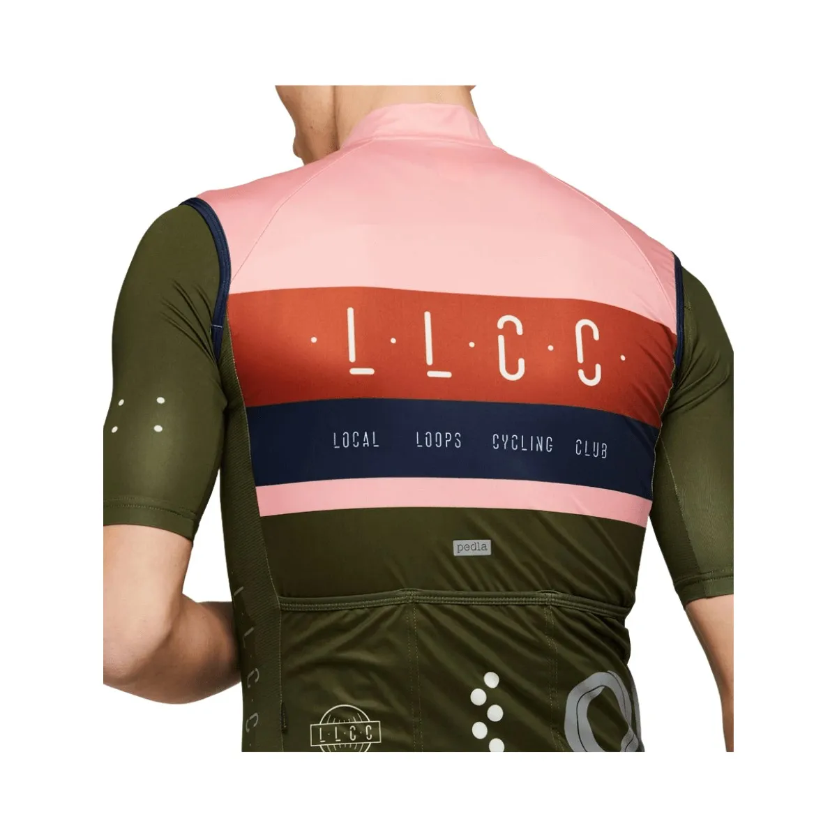 Pedla FLYT Pink Green Cycling Vest