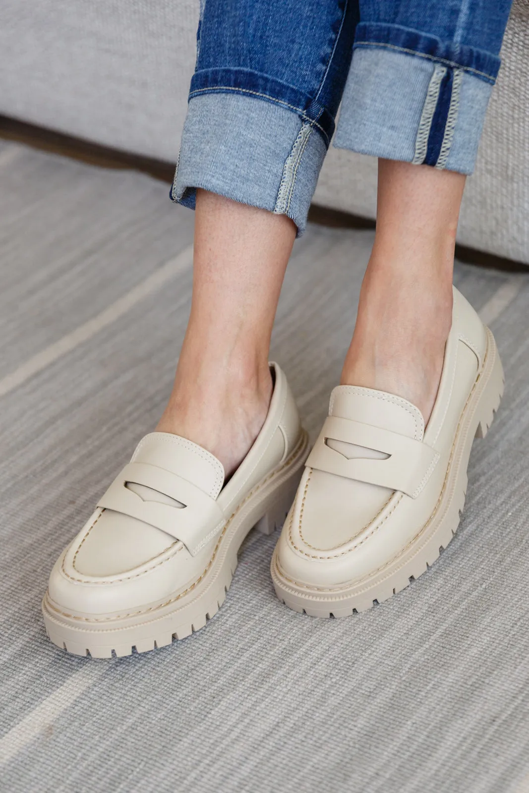 Penny thoughts bone loafers