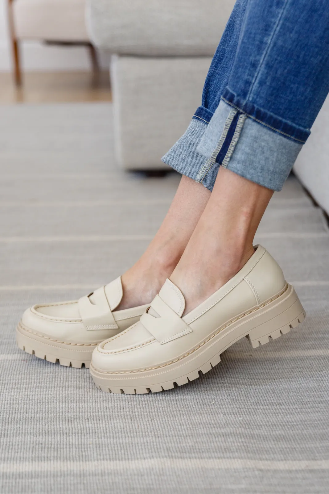 Penny thoughts bone loafers