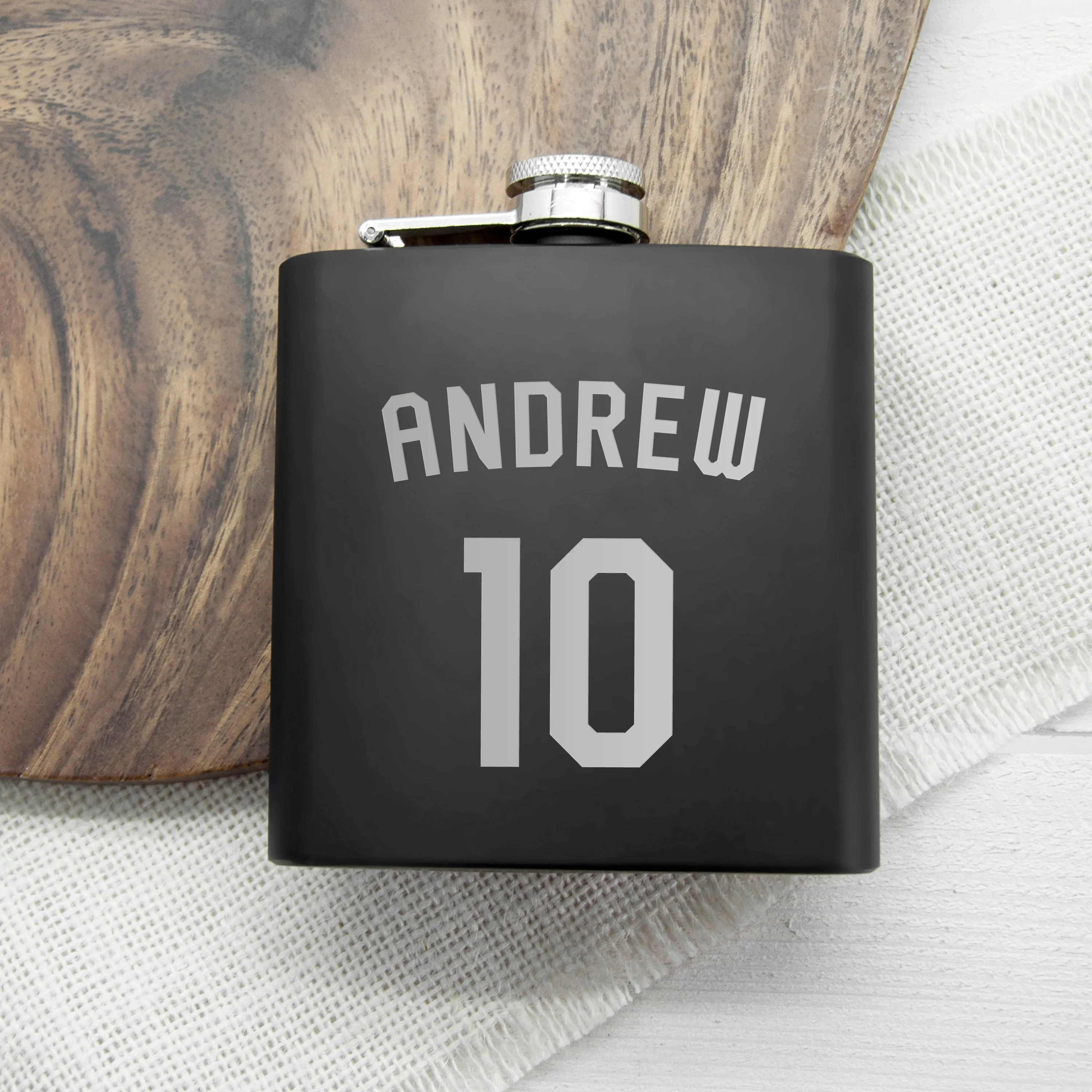 Personalised Football Shirt Hip Flask